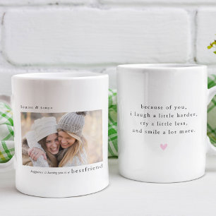 Personalisierter Foto-Tassen mit Zitat für den bes Kaffeetasse