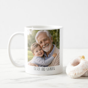 Personalisierter Fotobecher – „Bester Opa ever“ Kaffeetasse
