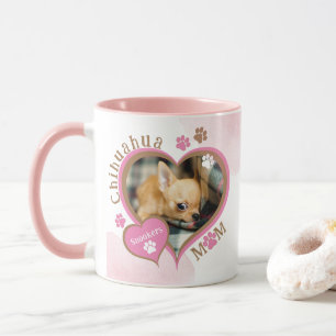Personalisierter Fotobecher für Chihuahua-Mama Tasse