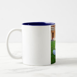 Personalisierter Fotobecher – Individuelle Keramik Zweifarbige Tasse