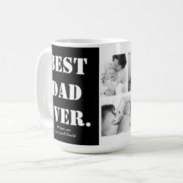 Personalisierter FotoCollage Bester Vater je Kaffeetasse