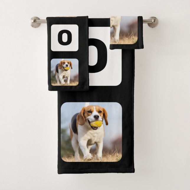 Personalisierter Fotolackensammler  Badhandtuch Set (Insitu)