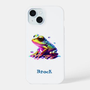 Personalisierter Freiffrosch-Fall iPhone 15 Hülle