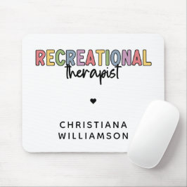 Personalisierter Freizeittherapeut Mousepad