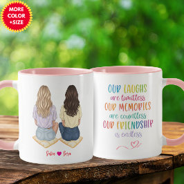Personalisierter Freundinnen-Kaffeebecher für Frau Tasse