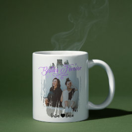 Personalisierter Freundschaftsbecher mit Foto | BF Kaffeetasse