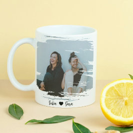 Personalisierter Freundschaftsbecher mit Foto | BF Tasse