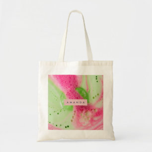 Personalisierter Frischer Wassermelonen-Fizz-Ästhe Tragetasche
