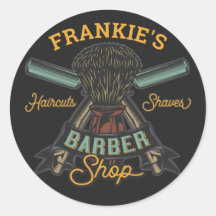 Personalisierter Friseurladen Retro-Haarschnitt-Sh