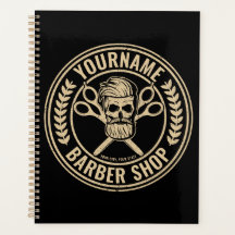 Personalisierter Friseursalon Skull Rockabilon