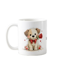 Personalisierter Froher Valentinstag Becher