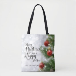 Personalisierter froher Weihnachtsbaum | Tasche