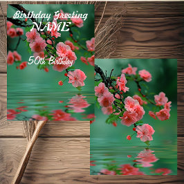 Personalisierter Frühling Cherry Blossom Floral Ge