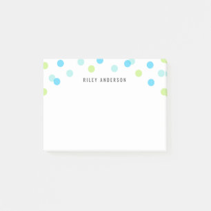 Personalisierter Fun - Blue Aqua Post-it Klebezettel