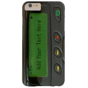 Personalisierter Funny 90s Old School Pager Barely There iPhone 6 Plus Hülle