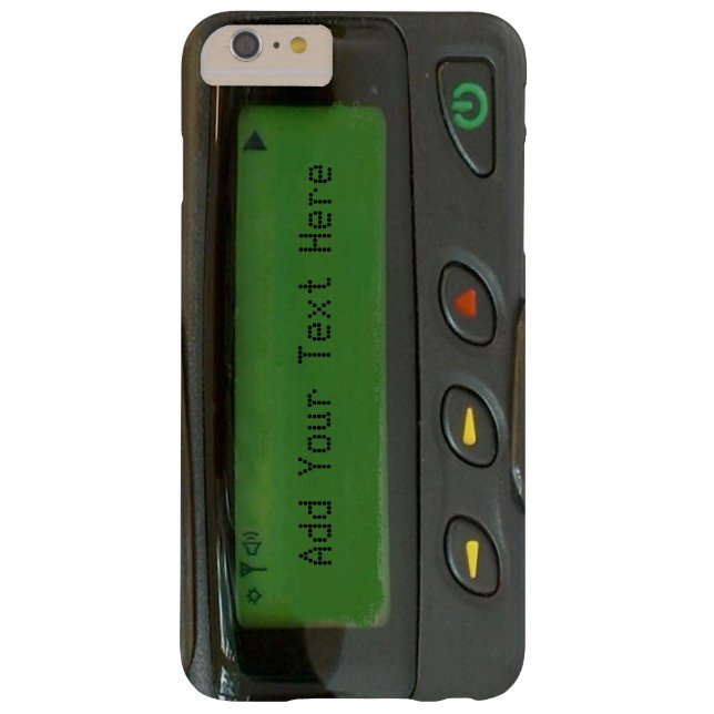 Personalisierter Funny 90s Old School Pager Case-Mate iPhone Hülle (Rückseite)