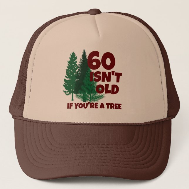 Personalisierter Funny Birthday Old Age Trucker Ha Truckerkappe (Vorderseite)