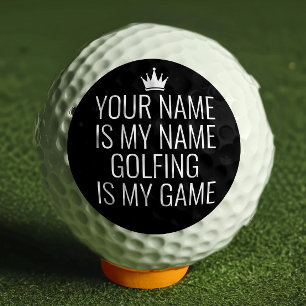 Personalisierter Funny Job und Name des Hobby Golfball