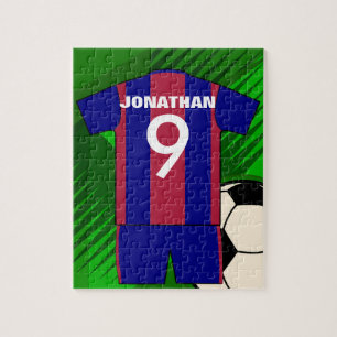 Personalisierter Fußbaljersey und -ball