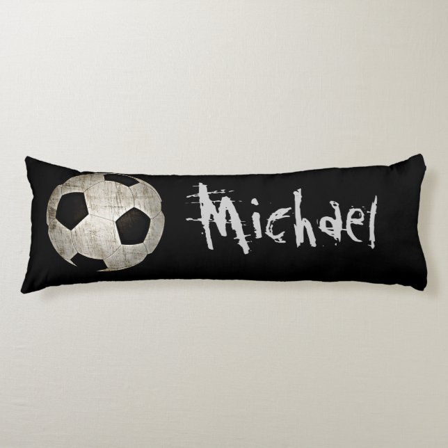 Personalisierter Fußball-Ball Kissen (Vorderseite)