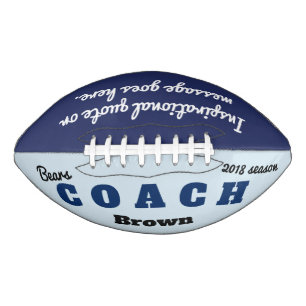 Personalisierter Fußball für den Coach - Dankesc Football