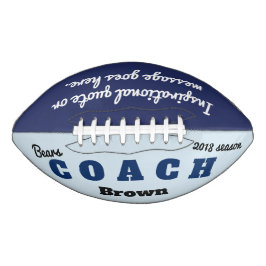 Personalisierter Fußball für den Coach - Dankeschö Football