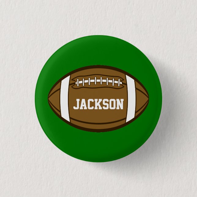 Personalisierter Fußball für Jungen, die Sport Lie Button (Vorderseite)