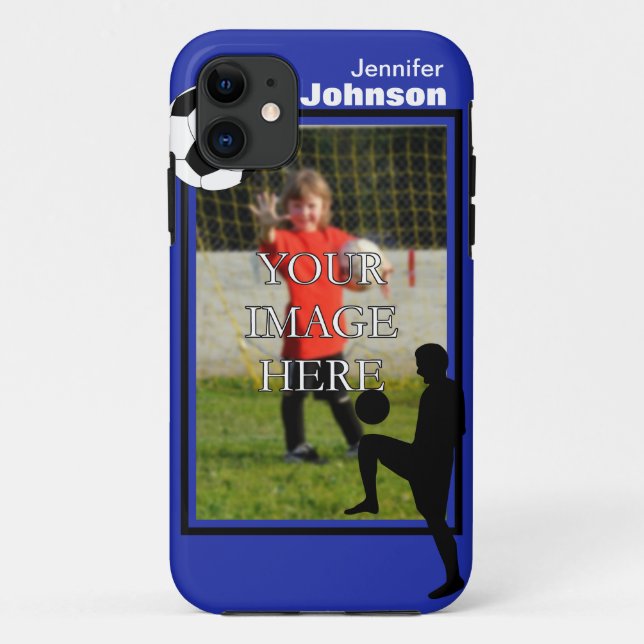 Personalisierter Fußball iPhone 5 Fall Case-Mate iPhone Hülle (Rückseite)