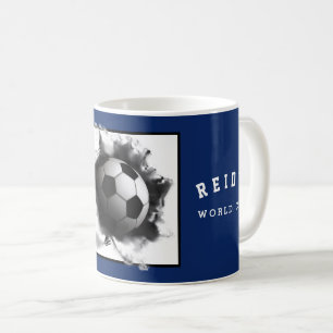 Personalisierter Fußball Kaffeetasse