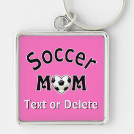Personalisierter Fußball-Mama-Schlüsselanhänger Schlüsselanhänger