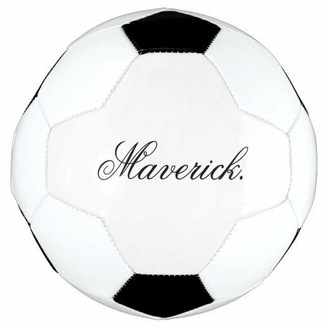 Personalisierter Fußball mit individuellem Namen f (Vorderseite)