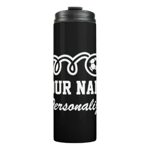 Personalisierter Fußball-Sport-Thermobecher-Gesche Thermosbecher
