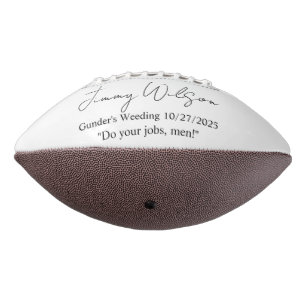 Personalisierter Fußball, Trauzeugen Geschenk, Rin Football
