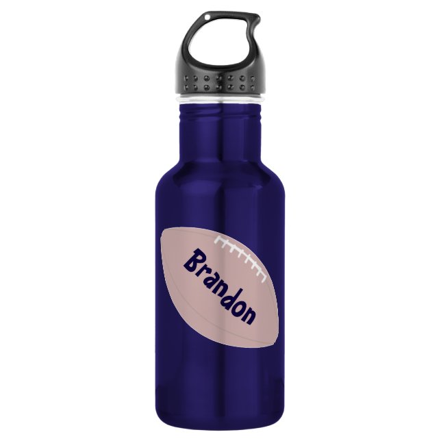 Personalisierter Fußball Trinkflasche (Vorderseite)