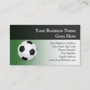 Personalisierter Fußball Visitenkarte