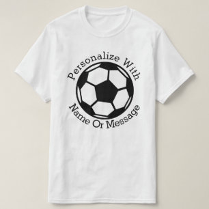 PERSONALISIERTER Fußballball T-Shirt