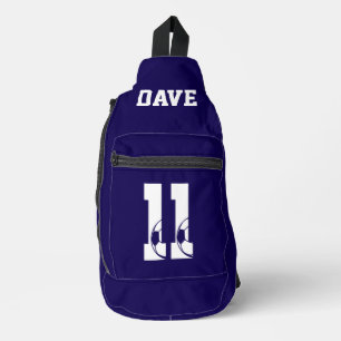 Personalisierter Fußballschuh Crossbody Bag