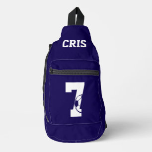 Personalisierter Fußballschuh Crossbody Bag