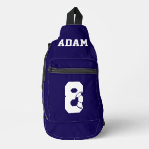 Personalisierter Fußballschuh Crossbody Bag