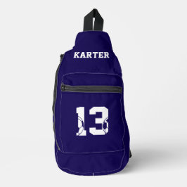 Personalisierter Fußballschuh Crossbody Bag