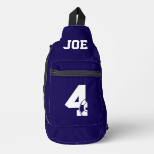 Personalisierter Fußballschuh Crossbody Bag