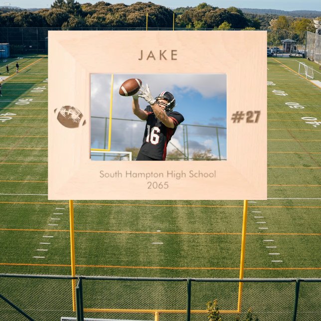 Personalisierter Fußballspieler Geätzte Rahmen (Von Creator hochgeladen)