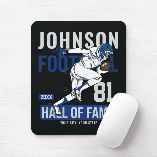 Personalisierter Fußballspieler Mousepad (Mit Mouse)