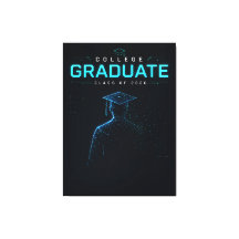 Personalisierter futuristischer Hochschulabsolvent