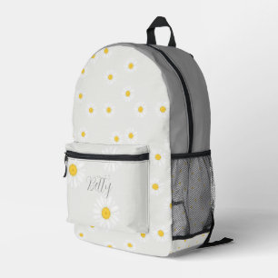 Personalisierter Gänseblümchen-Rucksack Bedruckter Rucksack