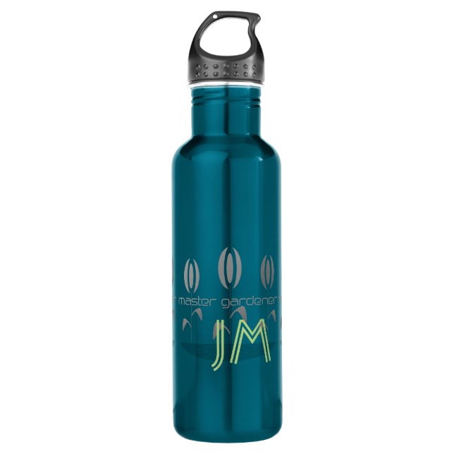 Personalisierter Gärtner Wasserflasche Trinkflasche (Vorderseite)