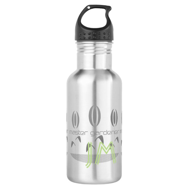 Personalisierter Gärtner Wasserflasche Trinkflasche (Vorderseite)