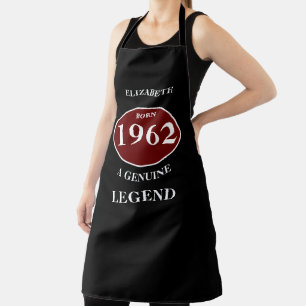 Personalisierter Geburtstag Add Name Jahr Geborene Schürze