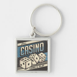 Personalisierter Geburtstag Casino Schlüsselanhänger
