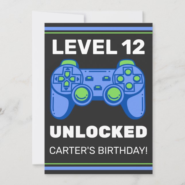 Personalisierter Geburtstag eines ungesicherten Ki Einladung (Vorderseite)